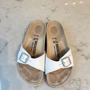 Birkenstock Madrid Birko-Flo Sandal White Size 37